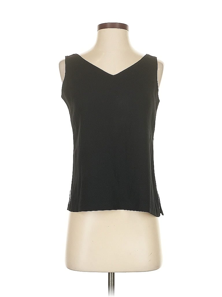 Pre-owned Mm. Lafleur Sleeveless Top Black V Neck Tops