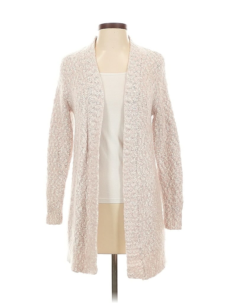 Pre-owned Symple Nyc Cardigan Sweater In White