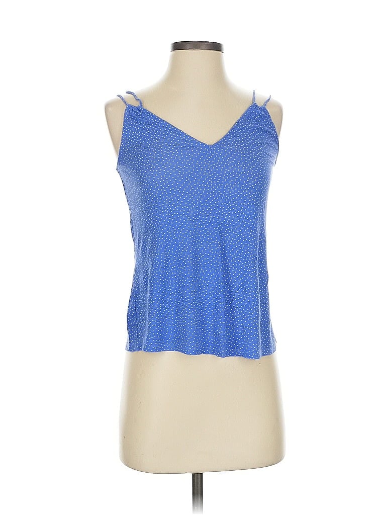 Pre-owned Ann Taylor Loft Outlet Sleeveless Top Blue Sweetheart Neckline Tops