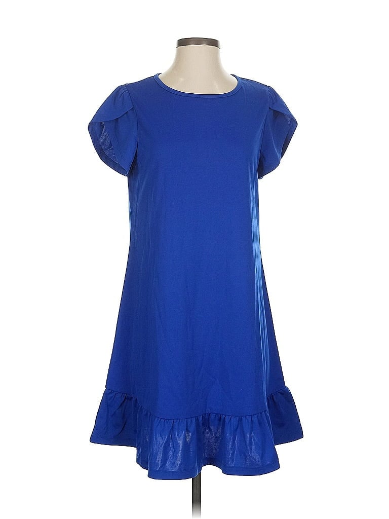 Pre-owned Unbranded Casual Dress In Blue