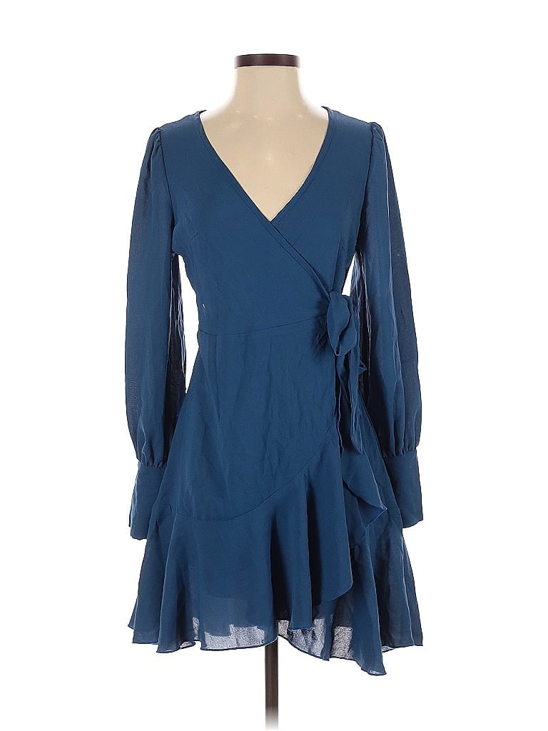 SHEIN Pre-owned Cocktail Dress In Blue