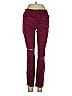 Express Jeans Color Block Burgundy Jeans Size 2 - photo 1