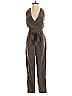 Express Metallic Brown Green Jumpsuit Size 00 - photo 1