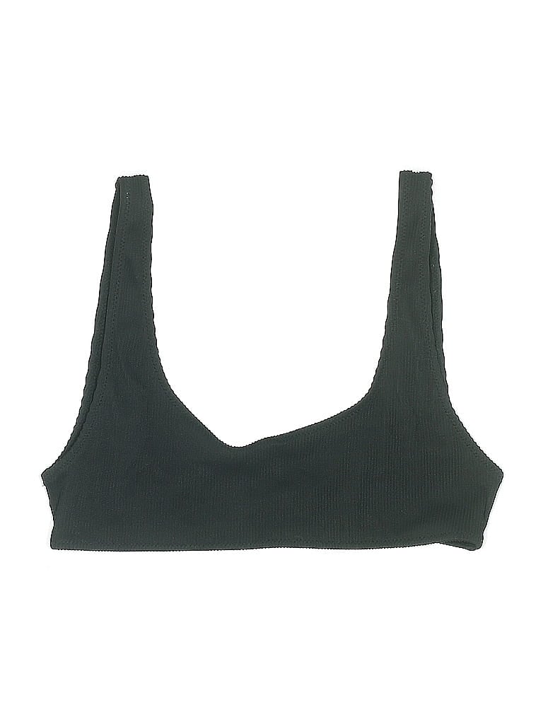 Pre-owned Assorted Brands Swimsuit Top Green Swimwear