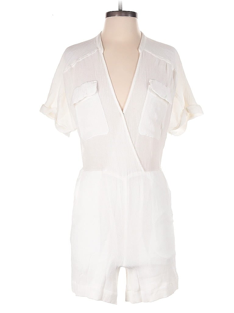 Pre-owned Brochu Walker Romper In White