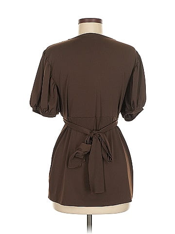 AK Anne Klein Short Sleeve Blouse (view 2)
