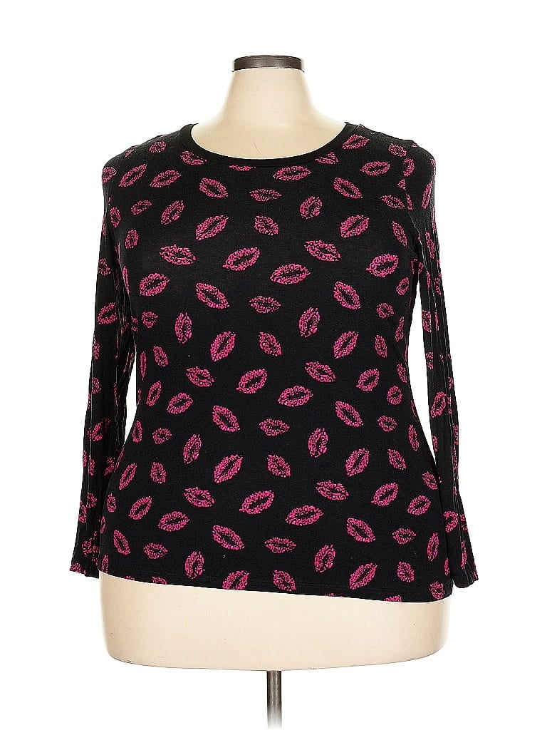 Pre-owned Torrid Long Sleeve T-shirt In Black