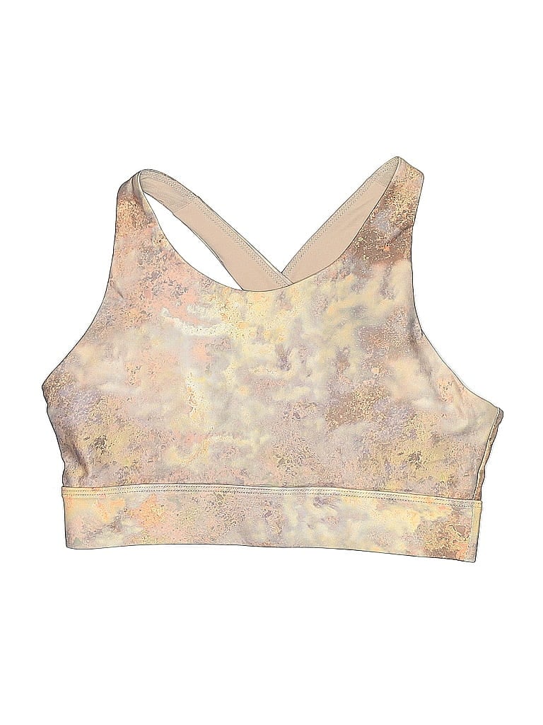 Fabletics Swimsuit Top Gold Swimwear In Gold