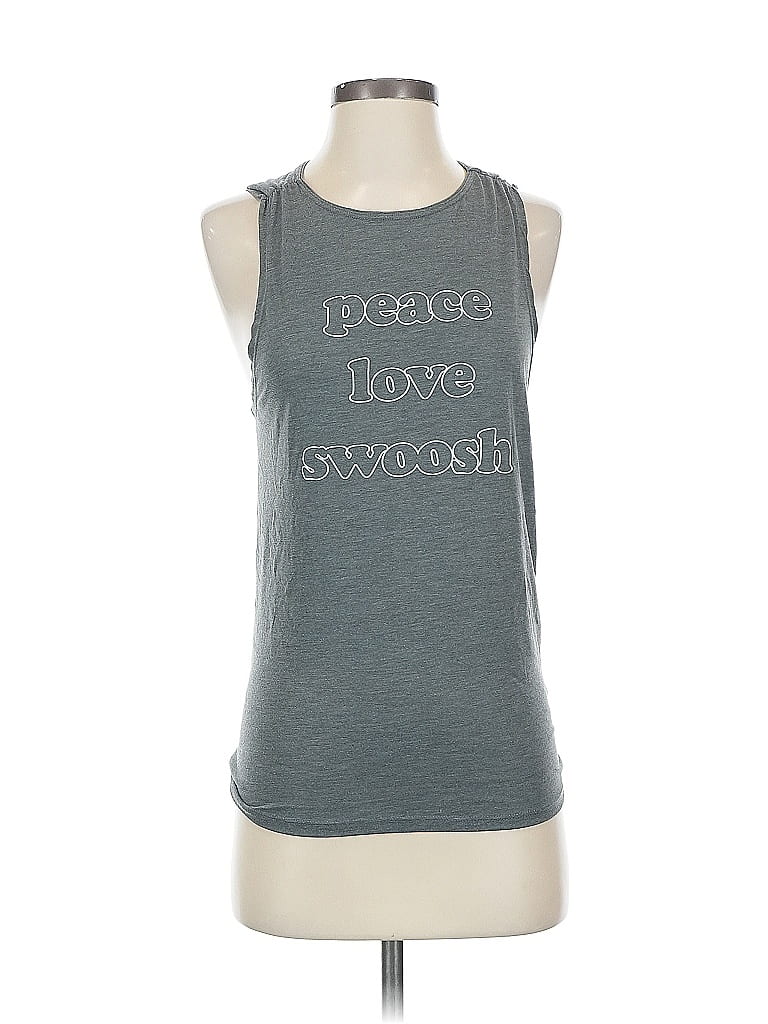 Pre-owned Nike Sleeveless T-shirt In Gray