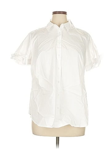 Roz & Ali Short Sleeve Blouse (view 1)
