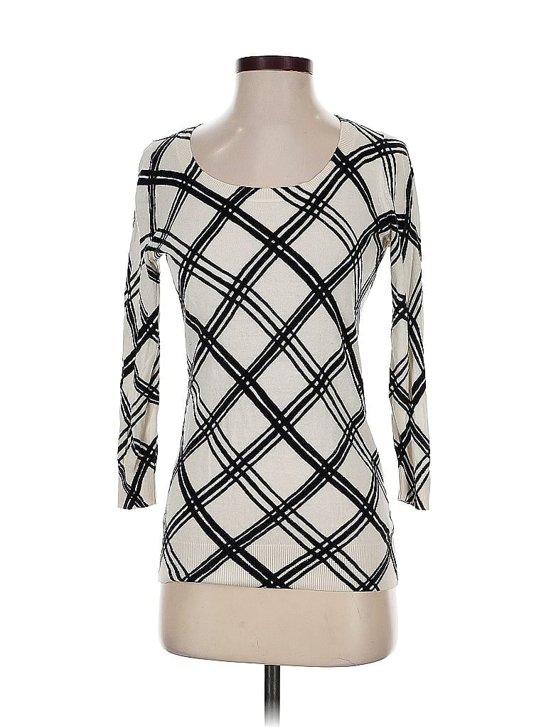 Pre-owned Banana Republic Pullover Sweater In White