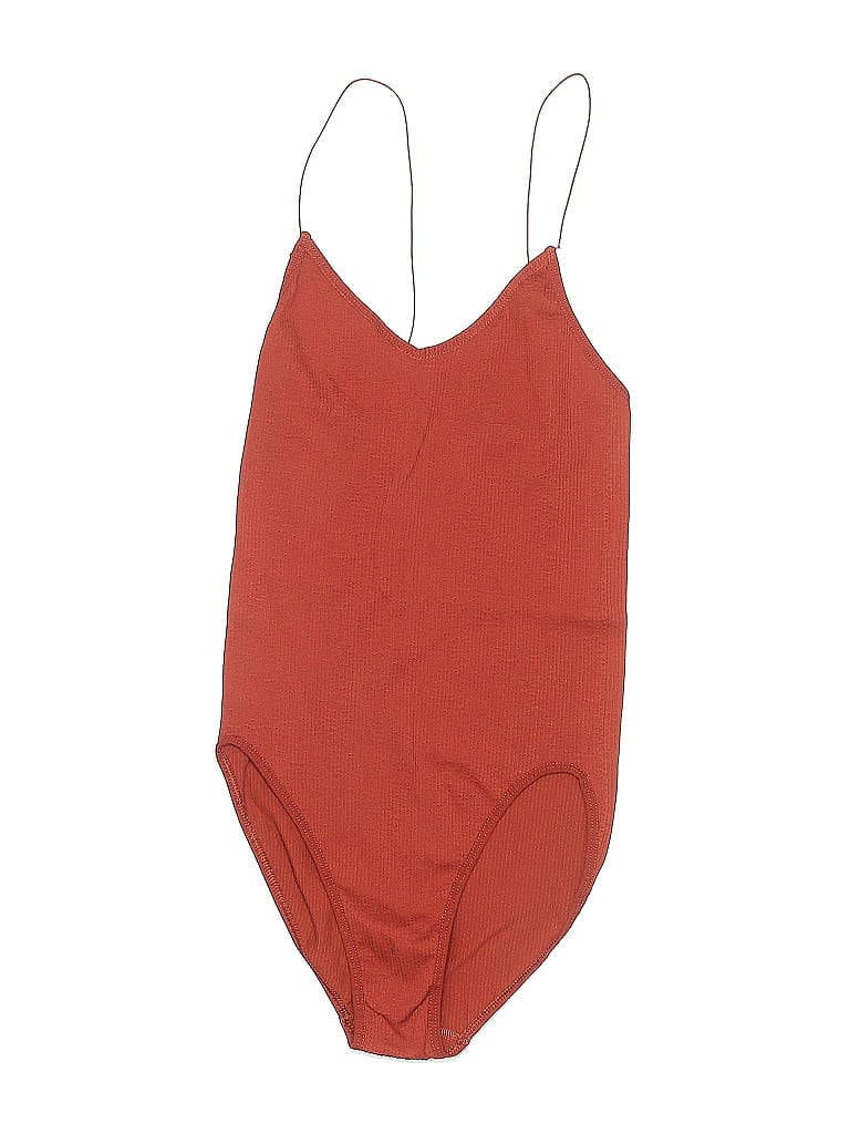 Pre-owned Out From Under Bodysuit In Red