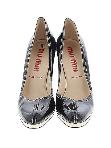 Miu Miu Patent Leather Vintage Heels (view 2)