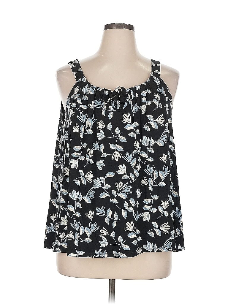 Pre-owned Unbranded Tank Top Blue Halter Neckline Tops