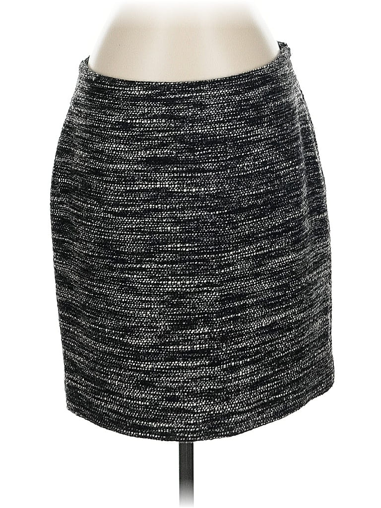 Pre-owned Ann Taylor Factory Casual Skirt In Silver