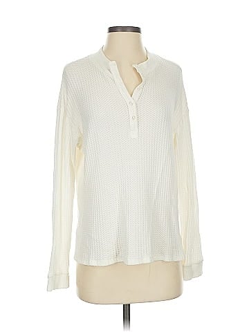Monrow Long Sleeve Henley (view 1)