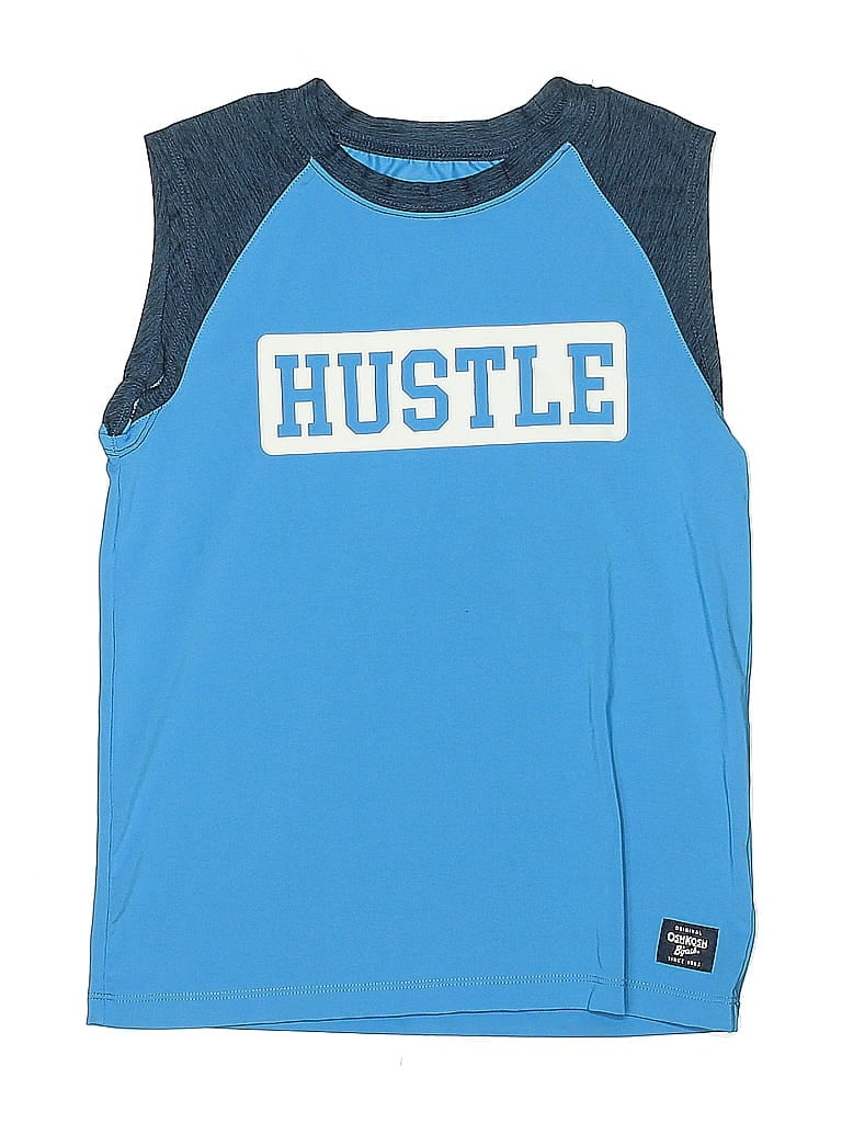 Pre-owned Oshkosh B'gosh Kids' Sleeveless T-shirt In Blue