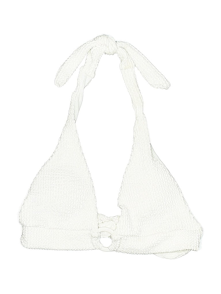 Pre-owned Unbranded Swimsuit Top Ivory Swimwear In White