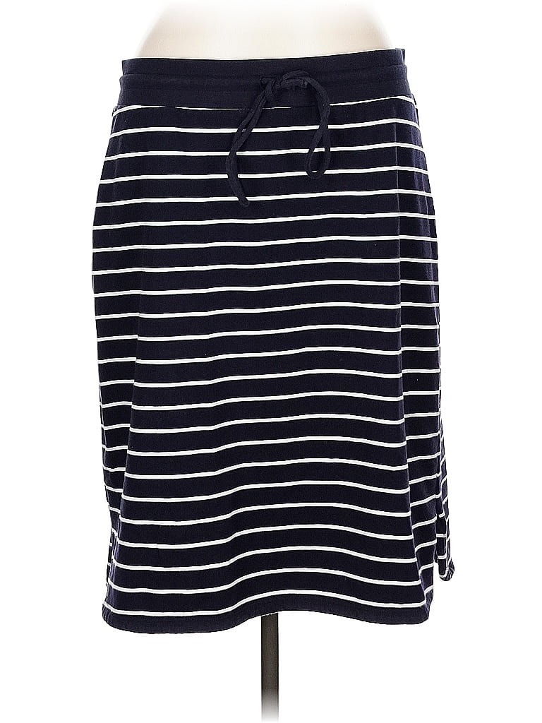 Pre-owned T By Talbots Casual Skirt In Blue