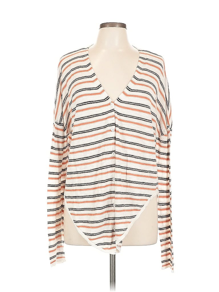 LOVE TREE Pre-owned Cardigan Sweater In White