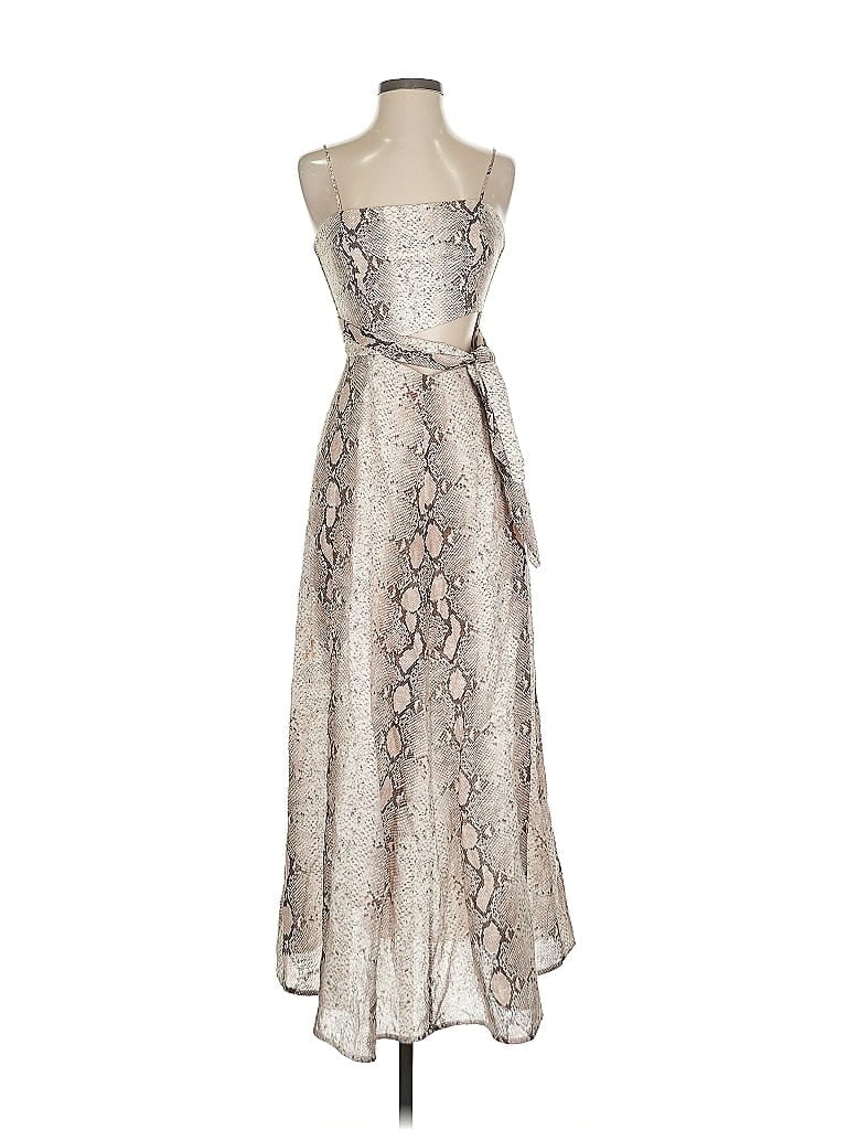 Pre-owned Zimmermann Cocktail Dress In Brown
