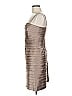 BCBGMAXAZRIA 100% Polyester Metallic Tan Cocktail Dress Size 6 (petite) - photo 5