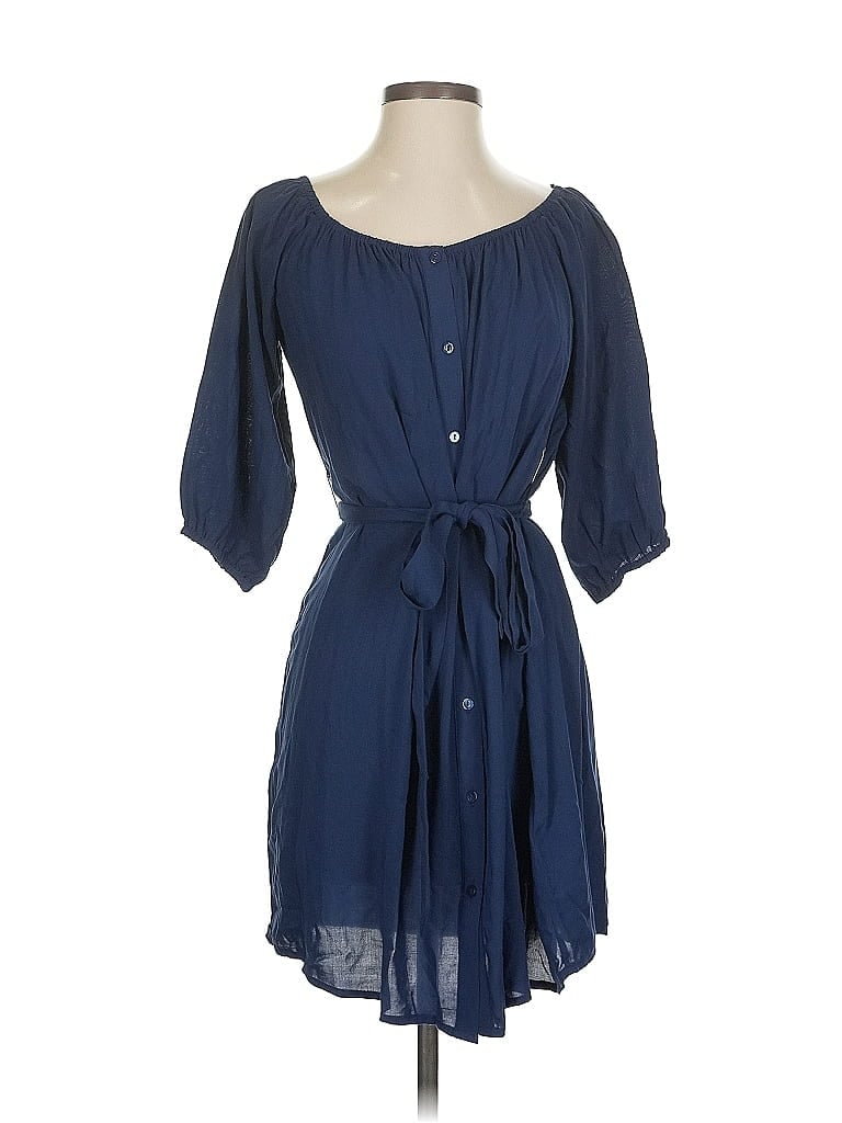 Pre-owned Forever 21 Contemporary Casual Dress In Blue