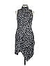 Keepsake Animal Print Silver Cocktail Dress Size L - photo 1