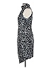 Keepsake Animal Print Silver Cocktail Dress Size L - photo 5
