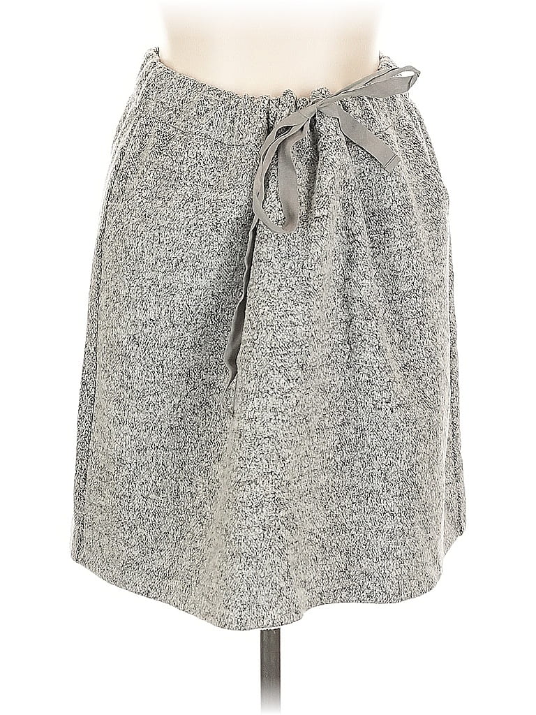 Pre-owned Ann Taylor Loft Casual Skirt In Gray