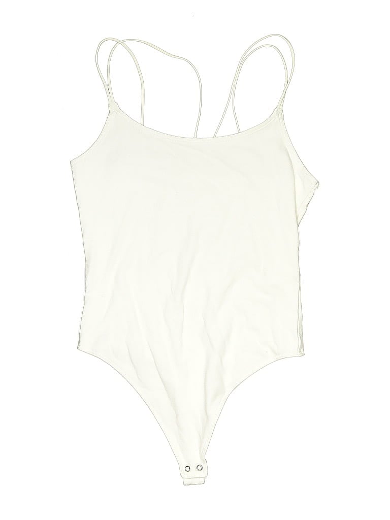 Pre-owned Abercrombie & Fitch Bodysuit In White
