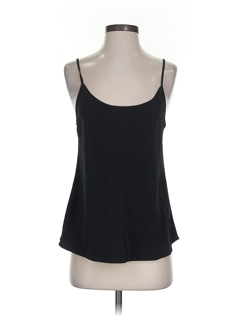 Pre-owned Co Tank Top Black Strapless Neckline Tops