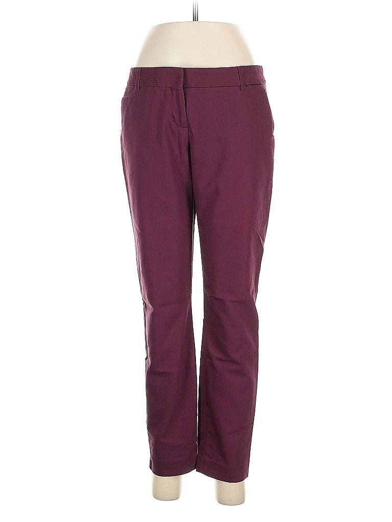 Pre-owned Express Active Pants In Burgundy