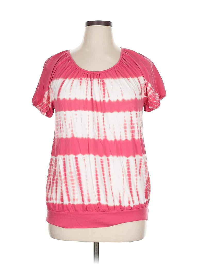 Pre-owned Chaps Short Sleeve T-shirt In Pink
