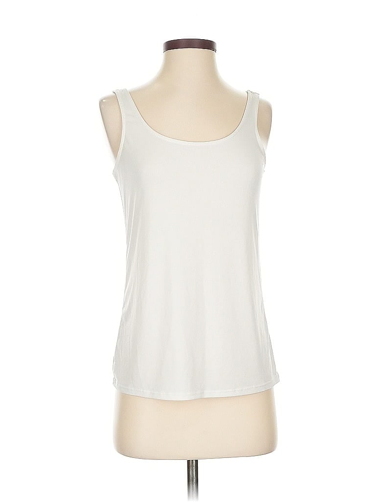 Pre-owned Alfani Tank Top Ivory Strapless Neckline Tops In White
