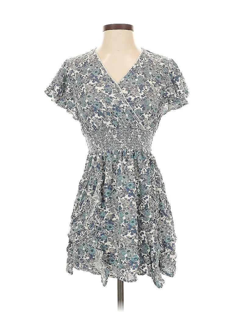 Pre-owned Japna Casual Dress In Blue