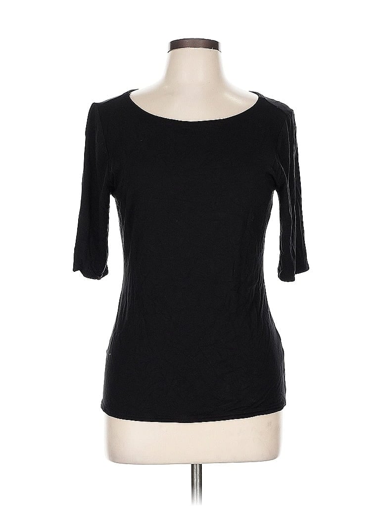 Pre-owned Premise Studio 3/4 Sleeve T-shirt In Black