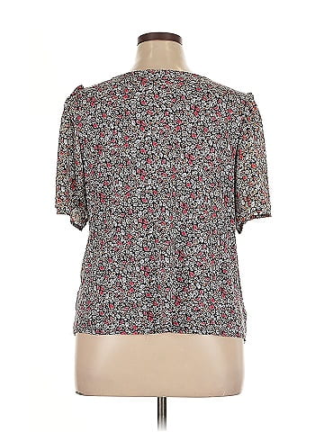 Ann Taylor LOFT Outlet Short Sleeve Blouse (view 2)