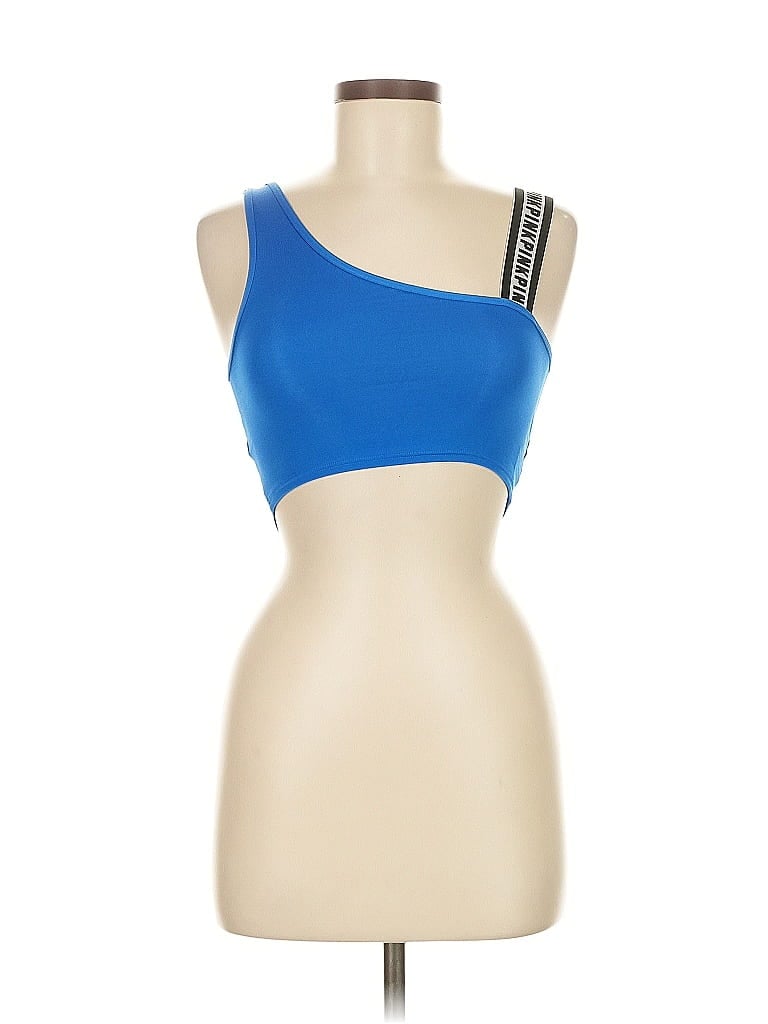 Pre-owned Victoria's Secret Pink Sports Bra In Blue