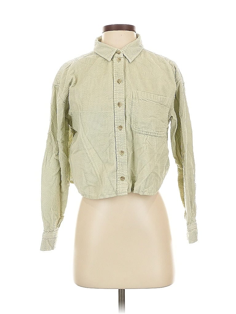 Click to view more detailed imagery on our partner's website Pre-owned American Eagle Outfitters Long Sleeve Button Down Shirt In Green