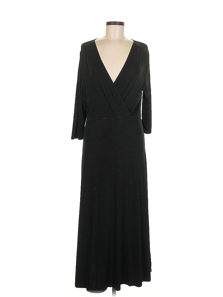 Pre-owned Coldwater Creek Casual Dress In Black