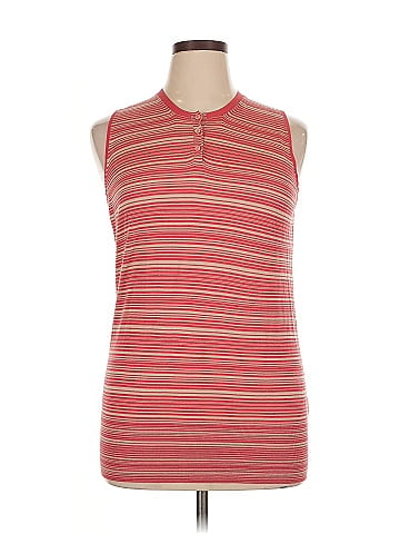 TSE Sleeveless Henley (view 1)