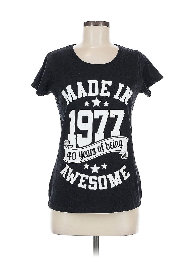 Pre-owned Assorted Brands Short Sleeve T-shirt In Black