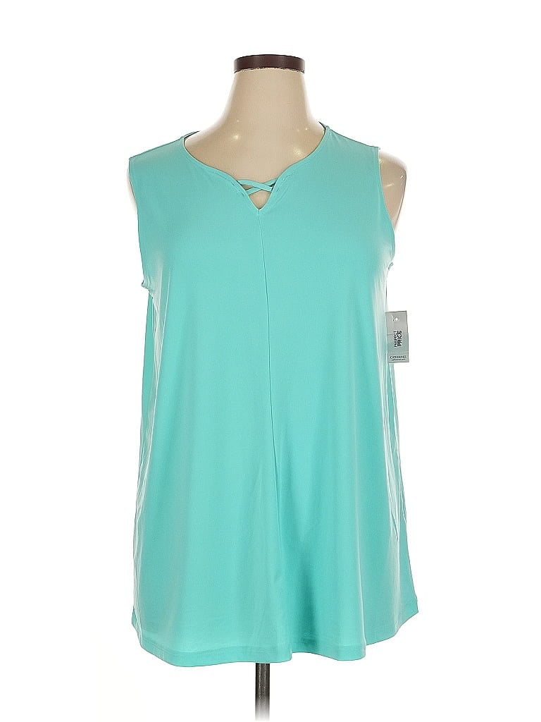 Catherines Sleeveless Blouse In Blue
