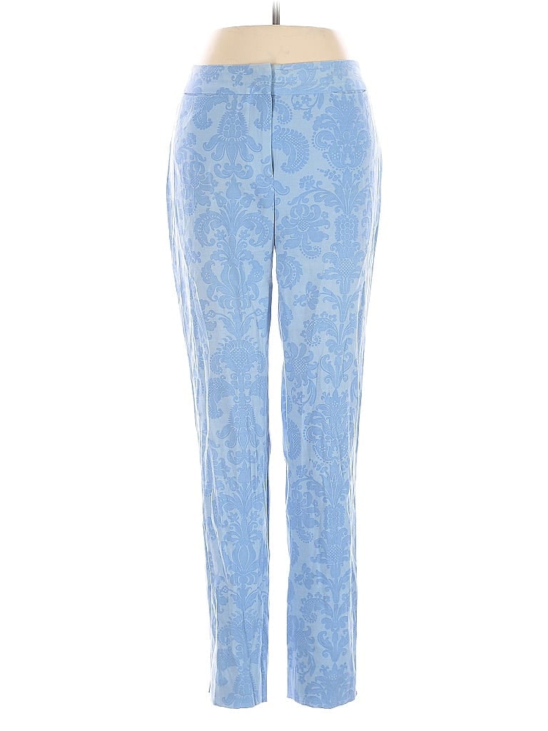 Pre-owned J. Mclaughlin Silk Pants In Blue