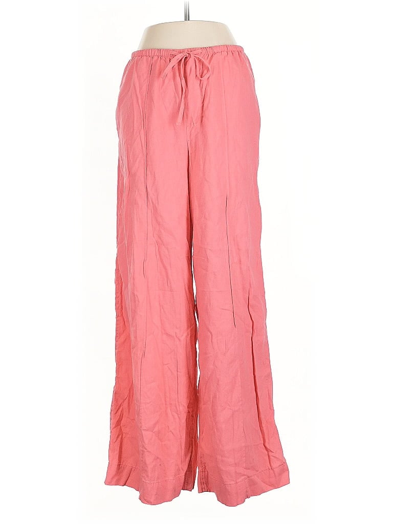 Pre-owned A New Day Linen Pants In Pink