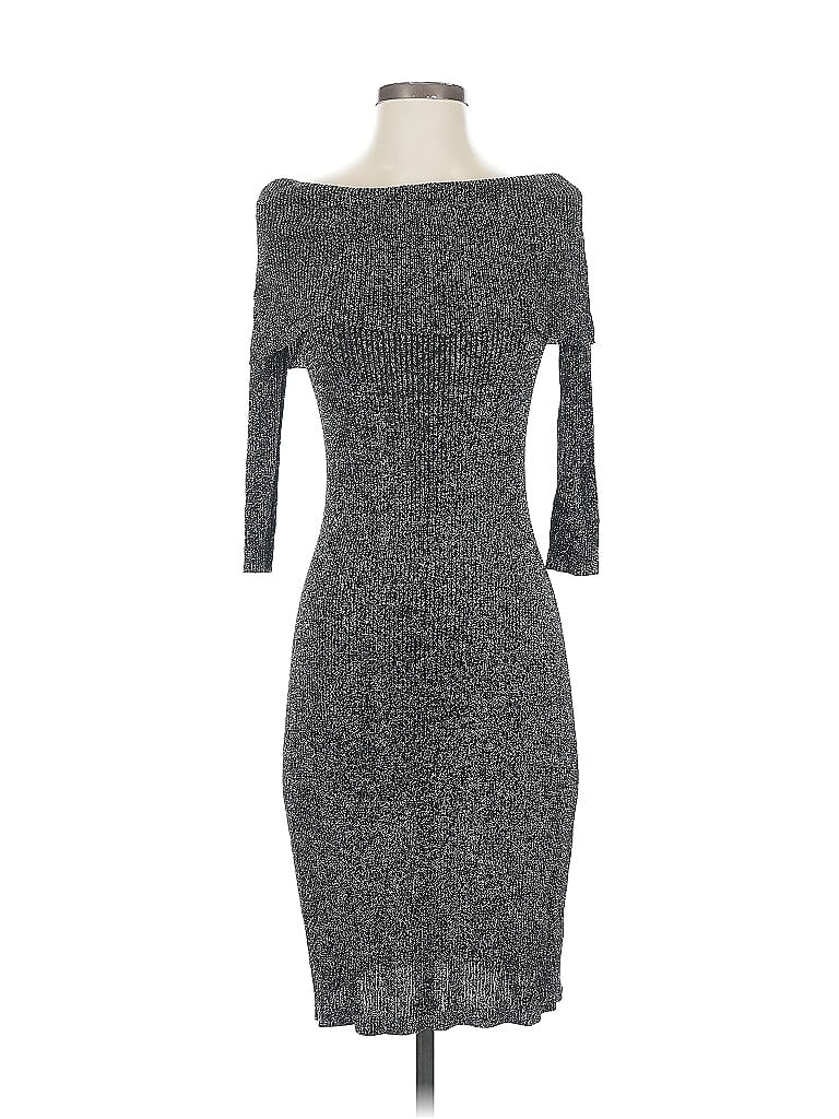 Pre-owned Express Cocktail Dress In Gray