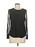Anne Klein Black Long Sleeve Top Size S - photo 1