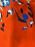 Unbranded 100% Polyester Orange 3/4 Sleeve Blouse Size 2L - photo 7
