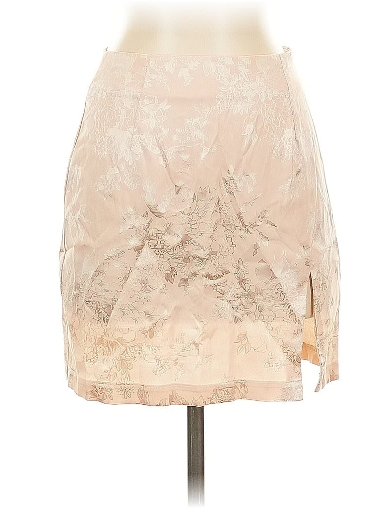Pre-owned Shein Formal Skirt In White
